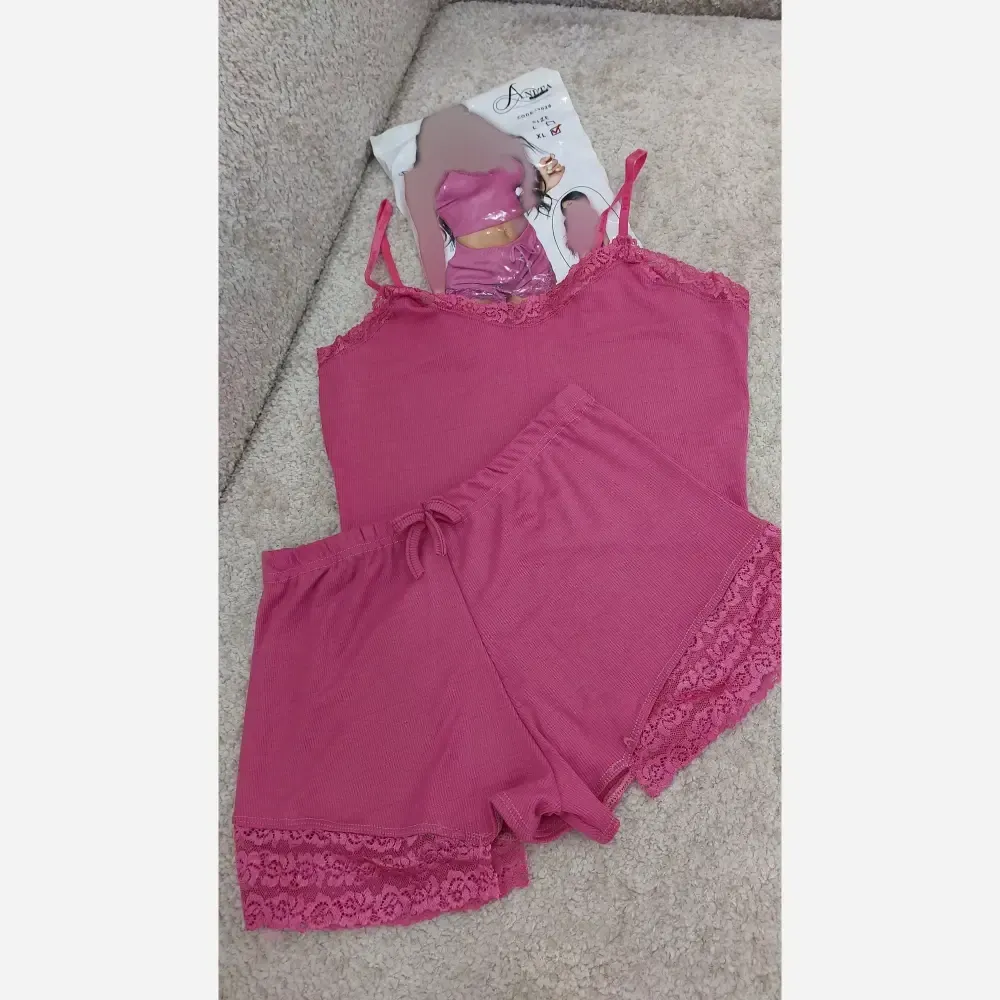 لباس خواب کبریتی نیم تنه و شورتک وارداتی مناسب سایز 38 تا 42