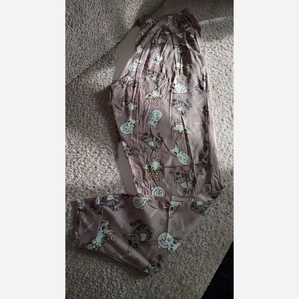 شلوار راحتی طرح عروسکی زنانه برند لیدی سایز 36 تا 48 پارچه خنک و لطیف