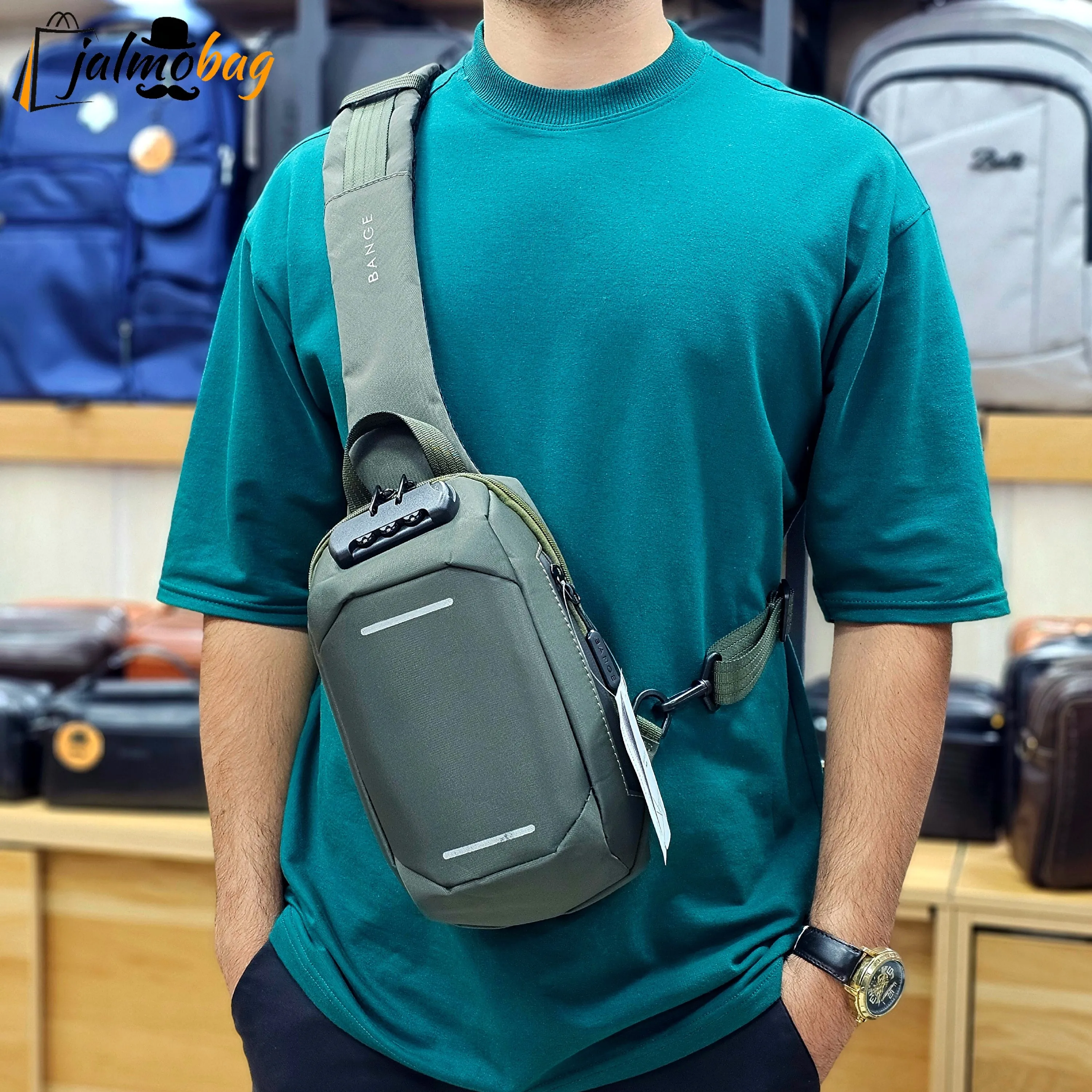 بادی بگ رمز دار ضد آب بنج BANGE کوچک