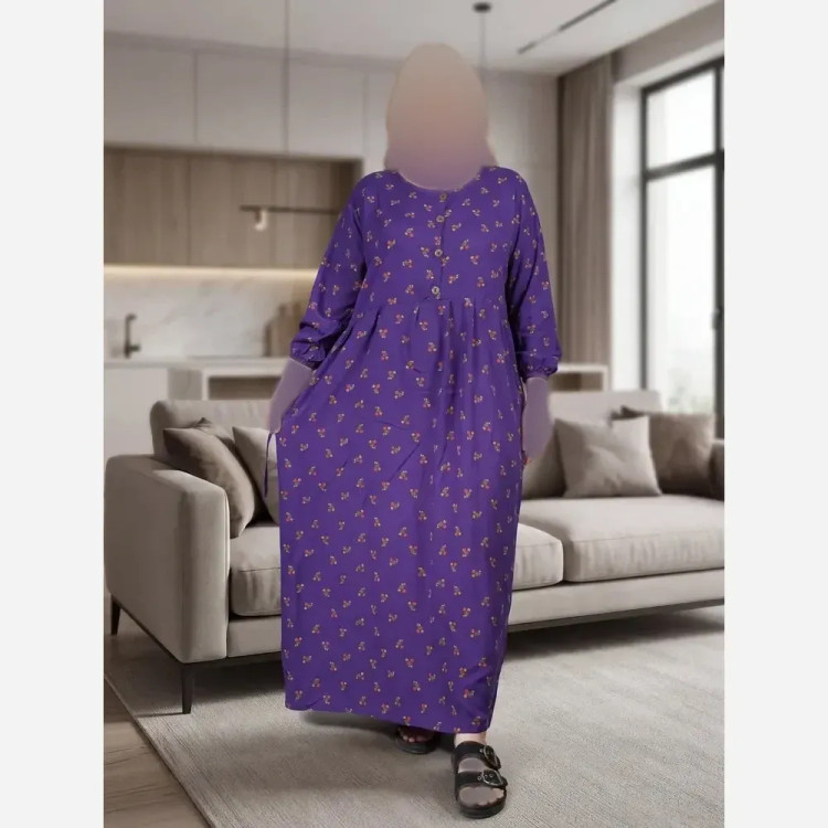  پيراهن كَلدار جلو دكمهt8046