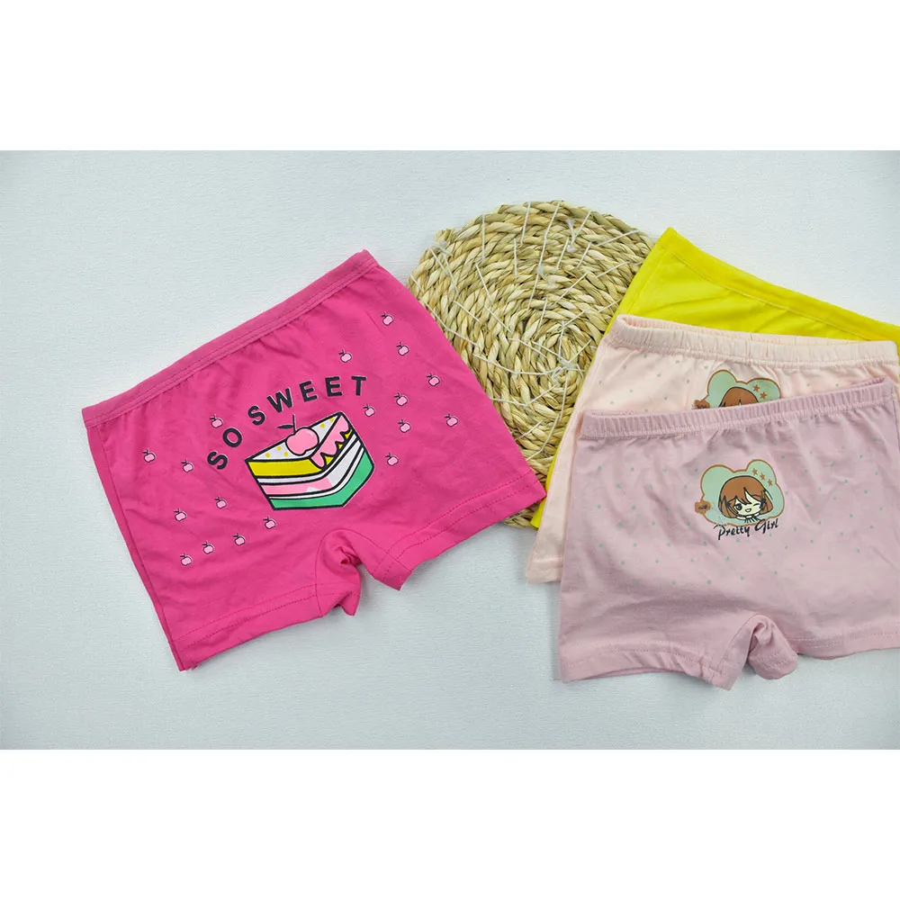 شورت پاچه دار دخترانه پنبه ای 3 تا 6 سال