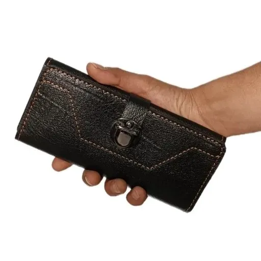 ست کفش طبی زنانه و کیف پول چرمی سه لت