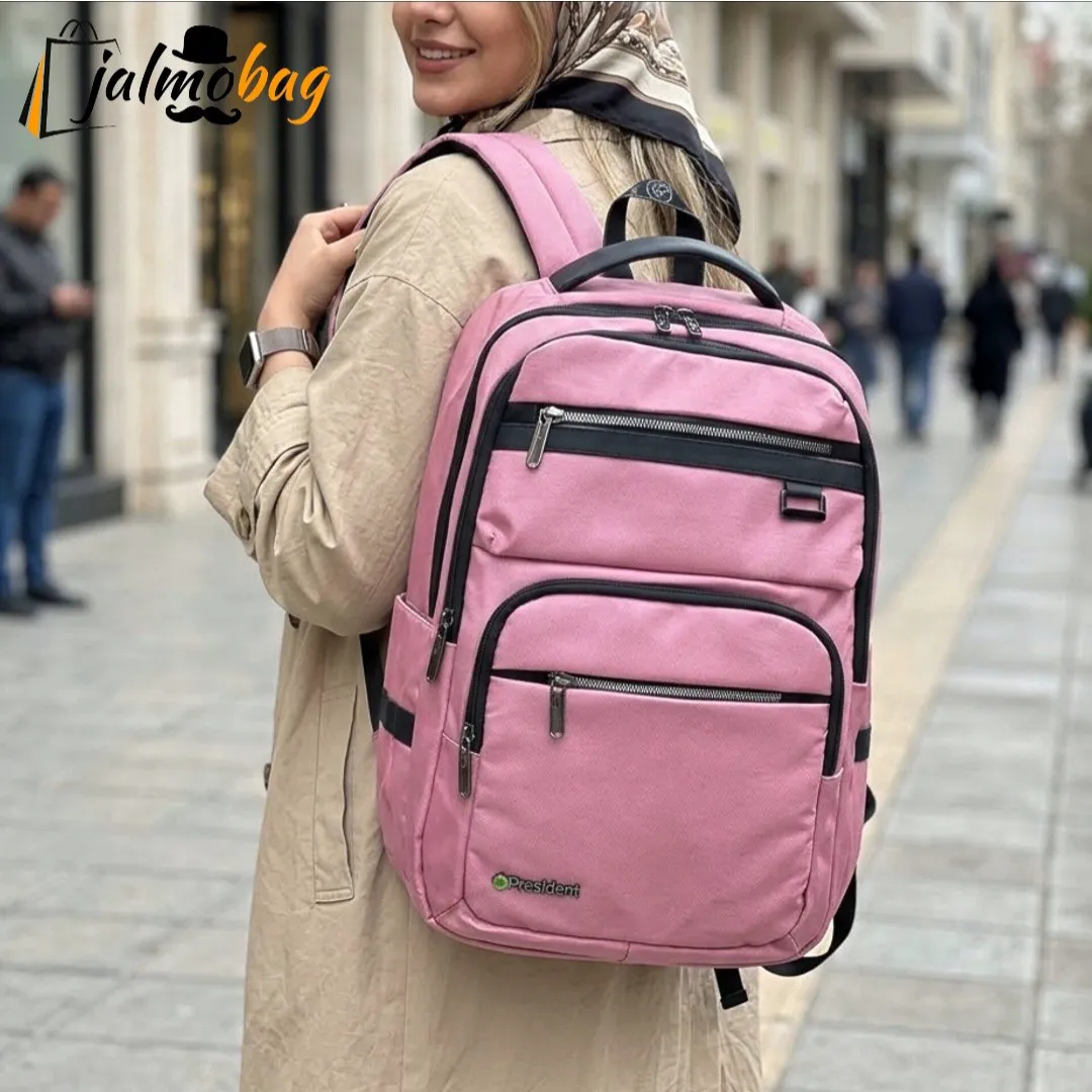 کوله پشتی اسپرت پریزیدنت مناسب لپ تاپ و دانشگاه و روزمره