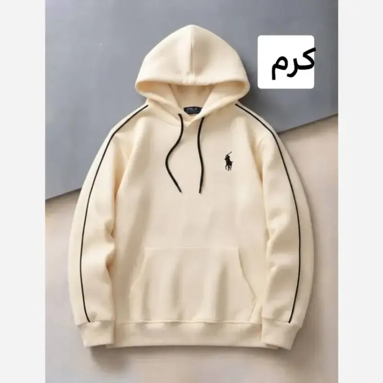 هودی پنبه داخل کرکی ضخیم اسپرت رنگی سایز 60 تا 70