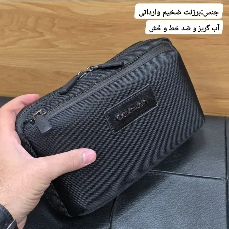 کیف دوشی و دستی اسپرت کلوین کلاین مدل 3 کاره برزنتی آبگریز