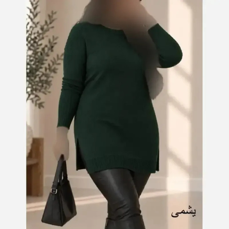 تونیک بافت زنانه نخ ترک ضد حساسیت سایز 38 تا 48